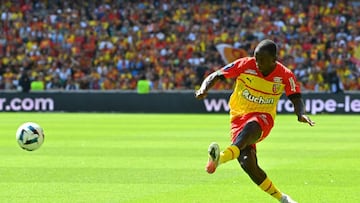 Deiver MACHADO of Rc Lens during the Ligue 1 Uber Eats match between Lens and Brest at Stade Bollaert-Delelis on August 7, 2022 in Lens, France. (Photo by Anthony Dibon/Icon Sport via Getty Images)