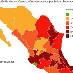 Mapa y casos de coronavirus en México por estados hoy 21 de junio