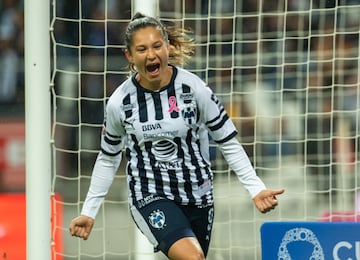 La goleadora del torneo no podía faltar, sus grandes anotaciones y su forma de llevar al frente a Monterrey han demostrado el talento de esta gran delantera.