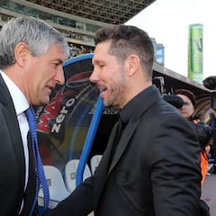 Setién vs. Simeone: la 'guerra paralela' del Betis-Atlético