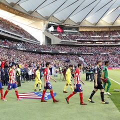 Atlético de Madrid-Villarreal en imágenes