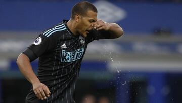 Britain Football Soccer - Everton v West Bromwich Albion - Premier League - Goodison Park - 11/3/17 West Bromwich Albion&#039;s Salomon Rondon  Reuters / Phil Noble Livepic EDITORIAL USE ONLY. No use with unauthorized audio, video, data, fixture lists, club/league logos or &quot;live&quot; services. Online in-match use limited to 45 images, no video emulation. No use in betting, games or single club/league/player publications.  Please contact your account representative for further details.