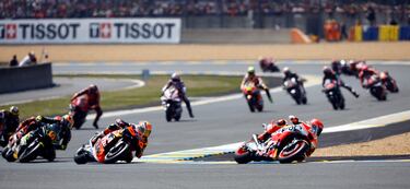 Marc Márquez realizó una gran salida.