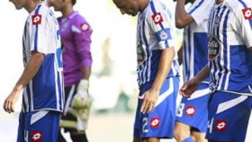 <b>APOYO. </b>Los veteranos confían en la calidad del Deportivo para salir del último puesto de la tabla.