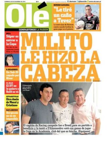 Portadas de la prensa deportiva