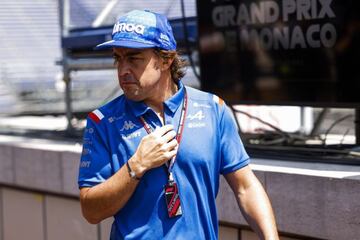 Fernando Alonso (Alpine). Mónaco. F1 2022.