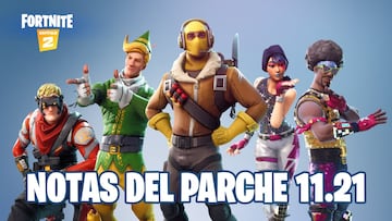 Fortnite Capítulo 2 - Temporada 1: notas del parche 11.21