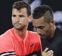 Dimitrov apea a Kyrgios y deja huérfana a Australia