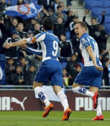 1-0. Sergio García celebró el primer tanto.