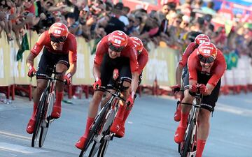 El Team Sunweb termin¨® tercero en la clasificaci¨®n de la jornada.