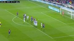 Messi, 27 metros, cuatro en la barrera y un gol de costumbre