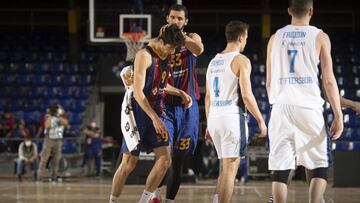 04/05/21  QUINTO PARTIDO BALONCESTO BASKET 
 EUROLEAGUE EUROLIGA PLAYOFF
 BARCELONA - ZENIT SAN PETESBURGO 
 NICOLA MIROTIC LEANDRO BOLMARO