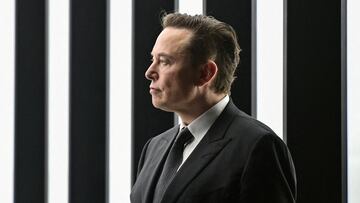 Elon Musk attends the opening ceremony of the new Tesla Gigafactory for electric cars in Gruenheide, Germany, March 22, 2022. Patrick Pleul/Pool via REUTERS