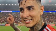 Flamengo lo elogia, pero Pulgar deja una frase que emociona a la hinchada