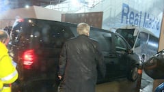 Así entró Cristiano al Santiago Bernabéu para ver el Clásico