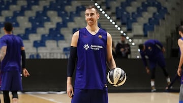 V&iacute;ctor Claver, durante la Copa del Rey de M&aacute;laga.