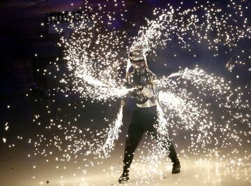 Pyeongchang 2018 Winter Olympics – Opening ceremony – Pyeongchang Olympic Stadium - Pyeongchang, South Korea – February 9, 2018 - A performer during the opening ceremony. REUTERS/Damir Sagolj