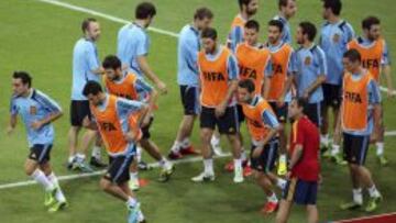 La Selección entrenó en Maracaná.