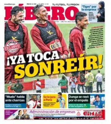 Portadas de la prensa mundial