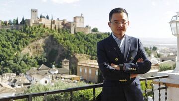 John Jiang, durante su etapa como presidente del Granada.