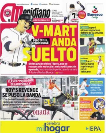 Portadas de la prensa deportiva