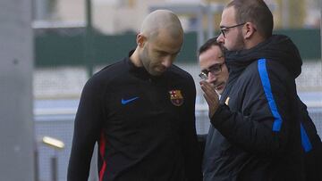 Mascherano se quiere ir ya y Mina no vendría hasta verano