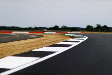 Piano de la pista de Silverstone.