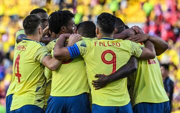 Colombia vence a Panamá en el estadio El Campín en amistoso de preparación para la Copa América de Brasil.