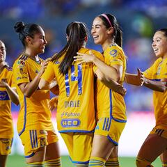 Tigres Femenil golea a Pumas en duelo de felinas