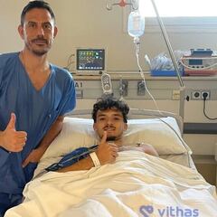 Gui Guedes es operado de una fractura en el pie