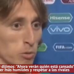La ejemplar respuesta de Modric a los periodistas ingleses