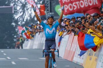 Miguel Ángel López se llevó el título y Nairo Quintana la última jornada. Los ciclistas colombianos entregaron un lindo espectáculo en el alto de Las Palmas.