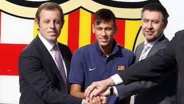 Oficial: Neymar, Bartomeu, Rosell, Bar?a y el Santos, a juicio