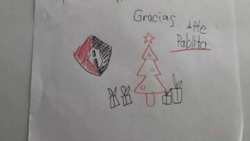 Circula en redes: la peculiar carta de un aficionado del Atlas a Santa Claus