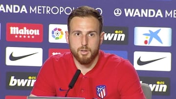 Oblak: "De momento tengo contrato aquí hasta 2021"