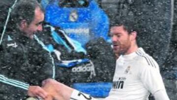 Higuaín acabó con una contractura