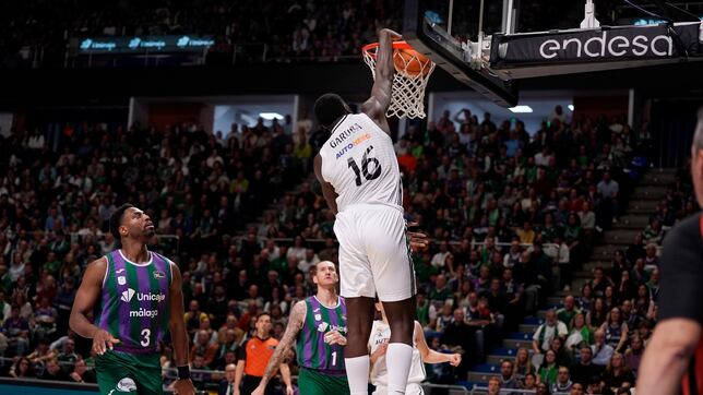 Un Madrid heroico tumba al Unicaja del récord de triples