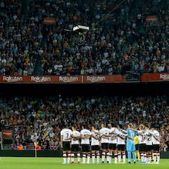 LaLiga denuncia cánticos ofensivos en el Camp Nou, Villamarín y Mendizorroza