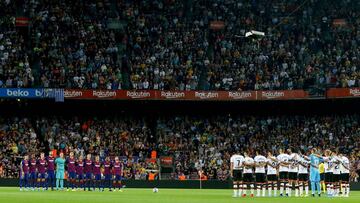 LaLiga denuncia c¨¢nticos ofensivos en el Camp Nou, Villamar¨ªn y Mendizorroza