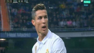 Cristiano a la grada, después de ser silbado: "¡Hijos de p..."