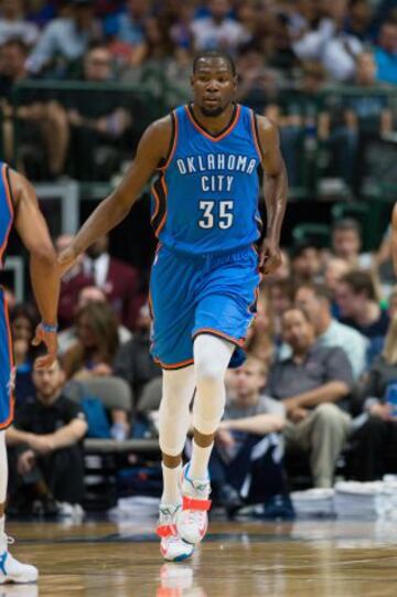 5. Kevin Durant, figura de los Oklahoma City de la NBA.