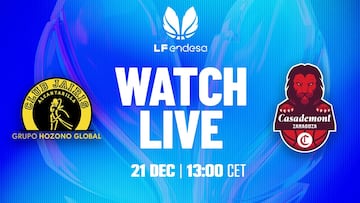Sigue en directo el Hozono Global Jairis vs Casademont Zaragoza de Liga Femenina Endesa
