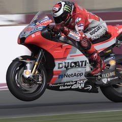 Lorenzo se quedó sin freno delantero antes de la 5ª curva