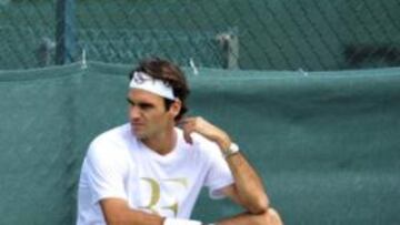 <b>DESCANSO. </b>Federer se siente con ganas de triunfar en Londres.