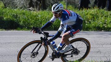 Julian Alaphilippe, en una carrera de la temporada 2023.