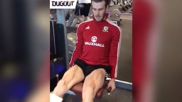 Así se machaca Gareth Bale durante las navidades