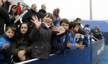 Butarque abre sus puertas a la afición pepinera