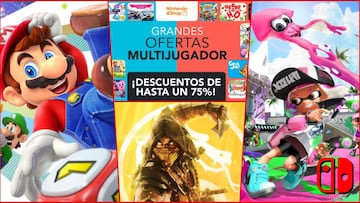 Comparte tus Joy-Con: ofertas en juegos multijugador de Nintendo Switch hasta el 75% de descuento