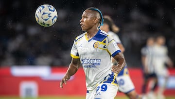 Jaminton Campaz, jugador colombiano de Rosario Central