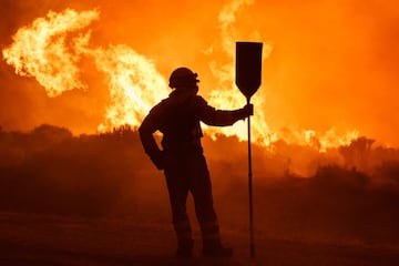 Dos incendios desatados en la provincia de ?vila han provocado la evacuaci¨®n de los municipios de Riofr¨ªo, Sotalbo, Villaviciosa, Palacios y Robledillo, adem¨¢s de quemar 10.000 hect¨¢reas. La situaci¨®n ha obligado la intervenci¨®n de la Unidad Militar de Emergencias.